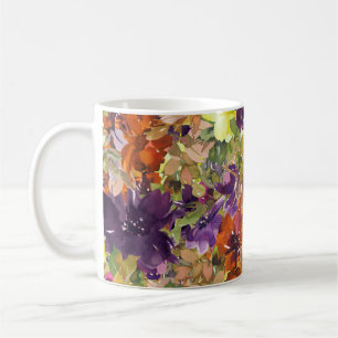 Mug Automne Rustique Automne Automne Motif Floral