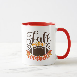 Mug Automne signifie football