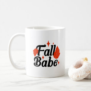 Mug Automne Stylish Automne Babe Imprimer