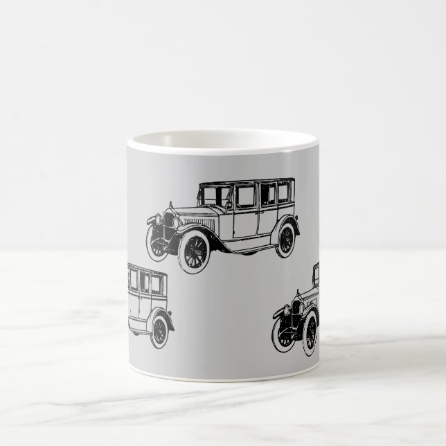 Mug Automobile classique de voiture ancienne (Centre)