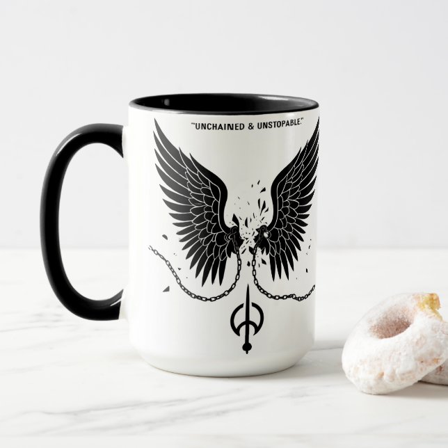 Mug Autonomisation de la conception des serpents et de (Avec donut)