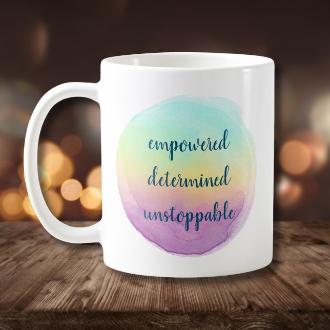 Mug Autonomisée Déterminée Inarrêtable (Créateur téléchargé)