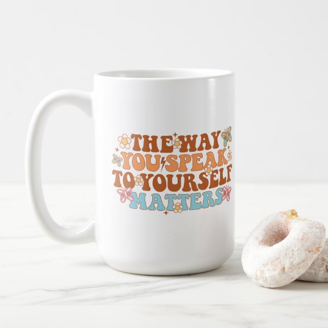 Mug Autonomiser les sujets d'auto-discussion (Avec donut)