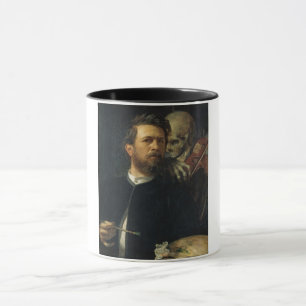 Mug Autoportrait avec la mort comme un violon (par Böc