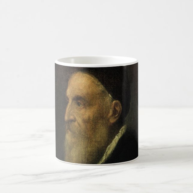 Mug Autoportrait de Titien, Art Renaissance Vintage (Centre)