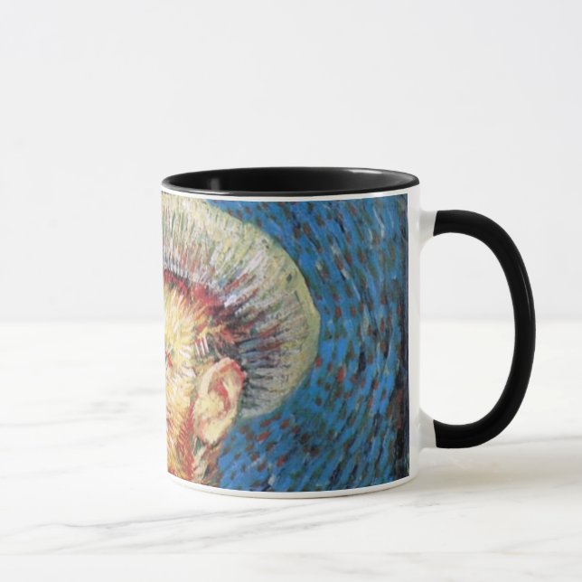 Mug Autoportrait de Vincent Van Gogh avec chapeau de f (Droite)