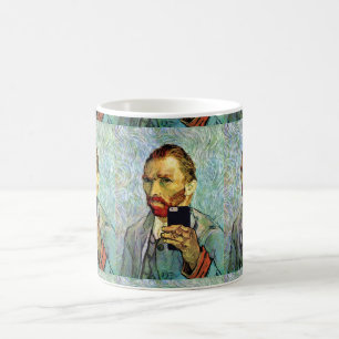 Mug Autoportrait de Vincent Van Gogh avec selfie au té