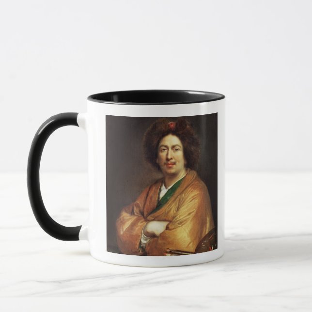 Mug Autoportrait (huile sur la toile) 4 (Gauche)