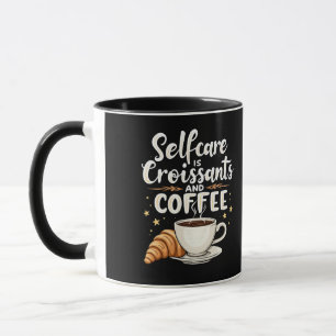 Mug Autosoins est Croissant et Café Café Patesry