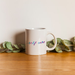 Mug Autosoins - rose et bleu