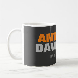 Mug Autre Taille Parfaite Gris Orange Gras Texte