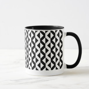 Mug Autre ZigZags - noir et blanc