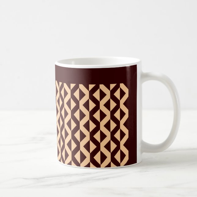 Mug Autre ZigZags - Sable et noix (Droite)