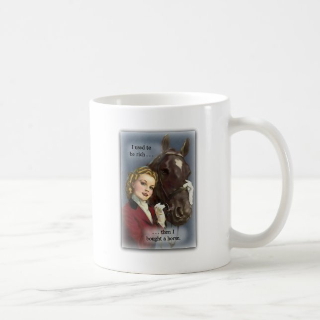 Mug Autrefois riche, il achetait un cheval (Droite)