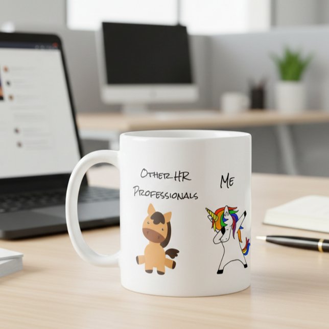 Mug Autres professionnels RH Licorne Ressources Humain (Créateur téléchargé)