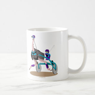 Mug Autruche de course d'attelages