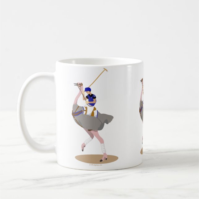 Mug Autruche de polo (Gauche)