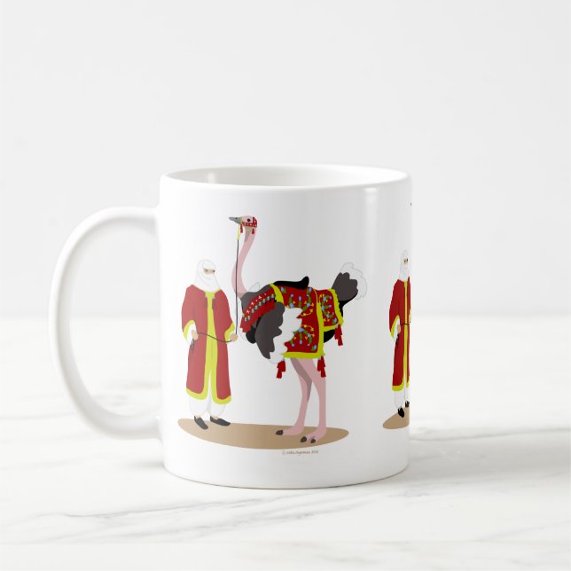 Mug Autruche indigène Arabe de costume (Gauche)