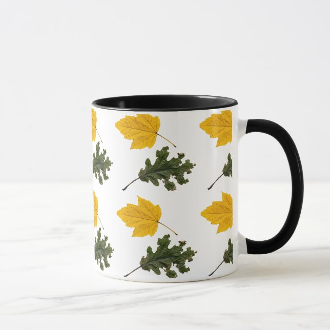 Mug Autumn Symmetry Leaf Pattern (Droite)