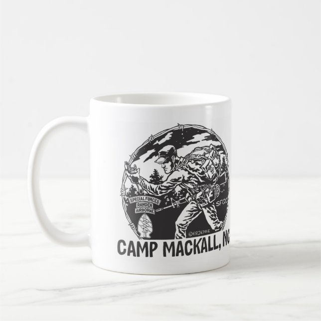 Mug Auvent triple "de Mackall de camp" - (Gauche)