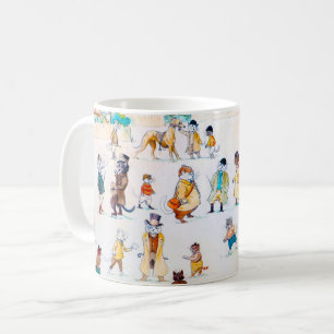 Mug Aux courses de Cat-Town, Louis Wain