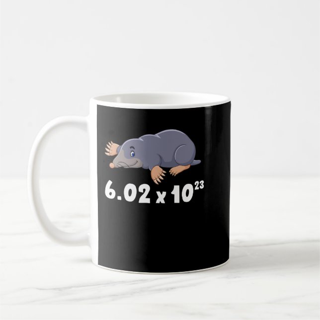 Mug Avagadros Numéro Funny Mole Day Chimie (Gauche)