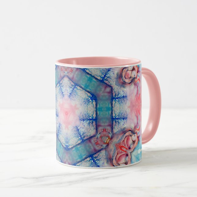 Mug AVALON Dame du lac, Réflexions magiques de l'eau (Devant droit)