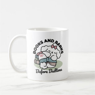 Mug Avant le coucher avec ma chienne - Livre et Amoure