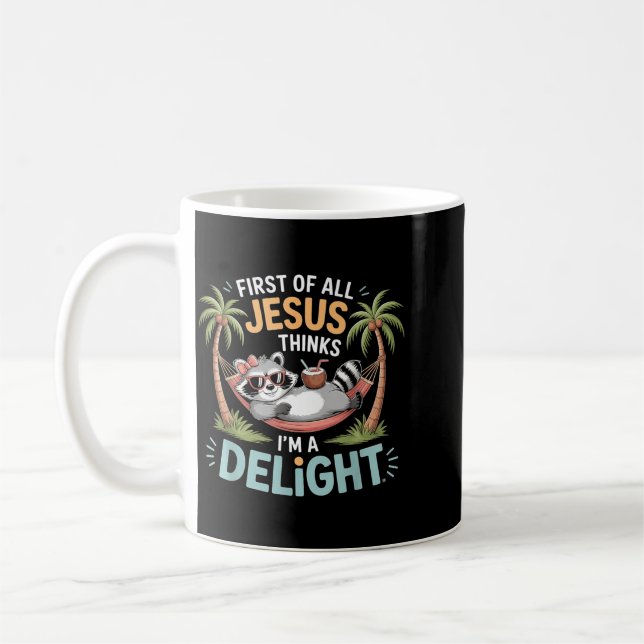 Mug Avant tout Jésus pense que je suis un délice Graph (Gauche)