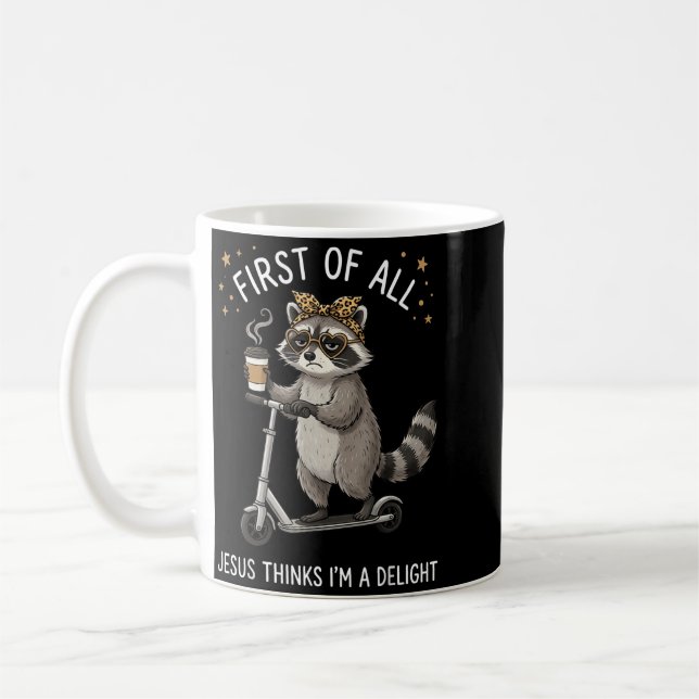 Mug Avant tout Jésus pense que je suis une conception  (Gauche)