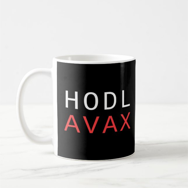 Mug Avax Avalanche Crypto Cryptomonnaie Blockchain De (Gauche)