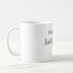 Mug Avec amour ajouter nom de couple mariage simple mi