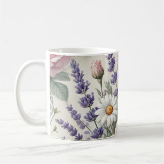 Mug avec aquarelle motif floral 2/6