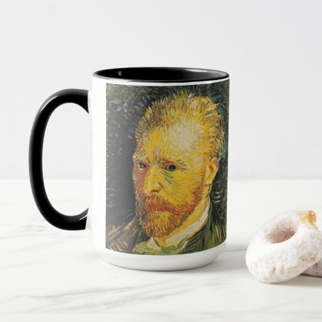 Mug avec autoportrait de Van Gogh (Avec donut)