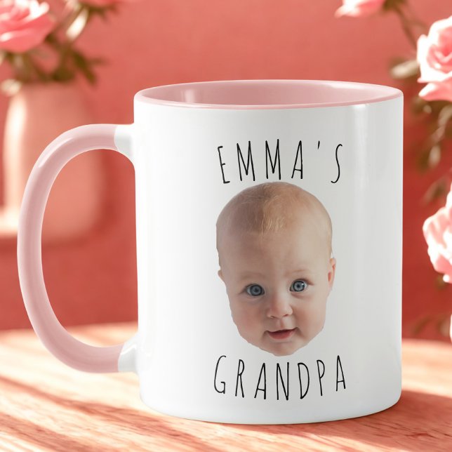 Mug avec bébé visage personnalisé visage bébé mama (Créateur téléchargé)