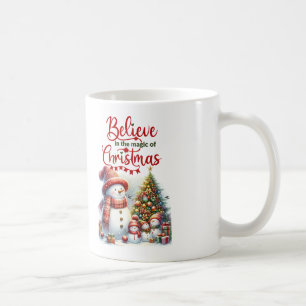 Mug avec bonhomme de neige Croire à la magie de No