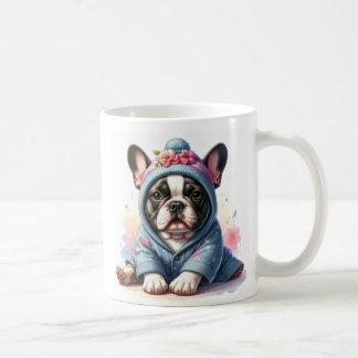 Mug avec chiot Bouledogue Français mignon