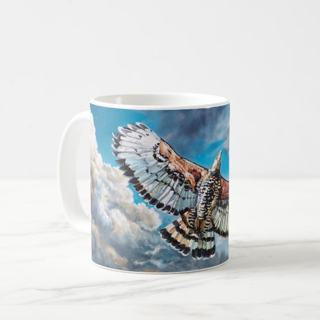 Mug Avec des ailes comme des aigles - (Devant gauche)