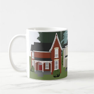 Mug avec design de maison victorienne