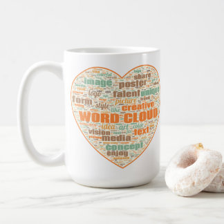 Mug avec deux impressions - Word Cloud