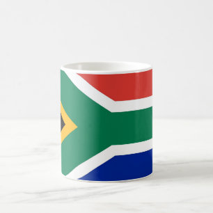 Mug avec drapeau d'Afrique du Sud