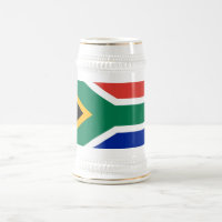 Mug avec drapeau d'Afrique du Sud