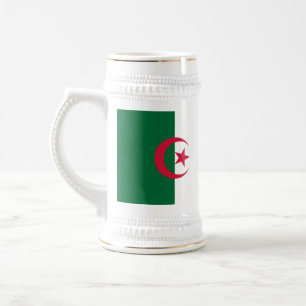 Mug avec drapeau d'Algérie