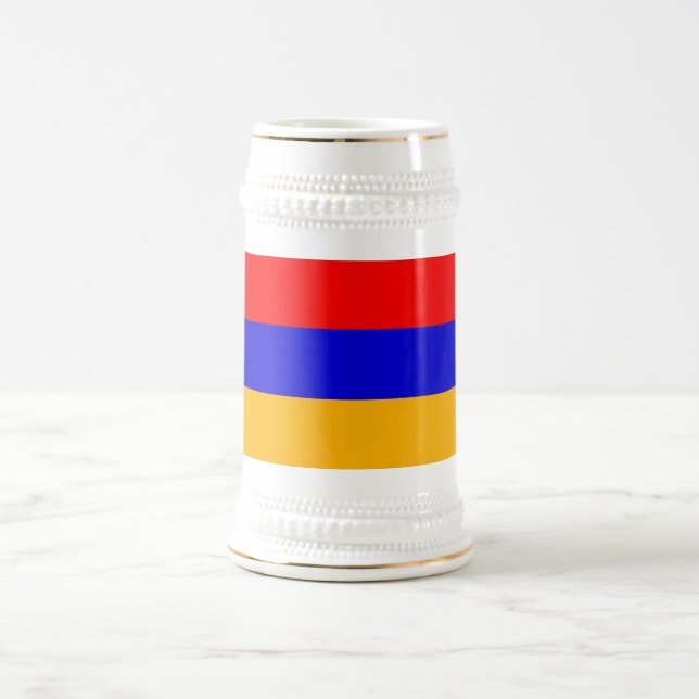 Mug avec drapeau d'Arménie (Centre)