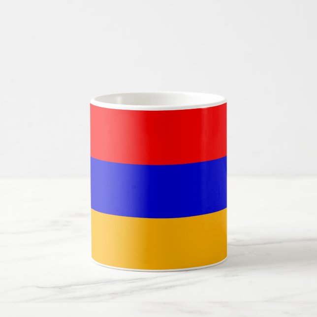 Mug avec drapeau d'Arménie (Centre)