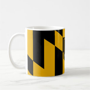 Mug avec Drapeau de Baltimore City, Maryland, USA