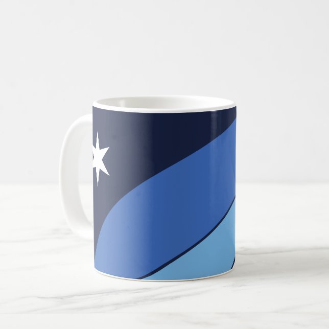 Mug avec Drapeau de Columbia, Caroline du Sud (Devant gauche)