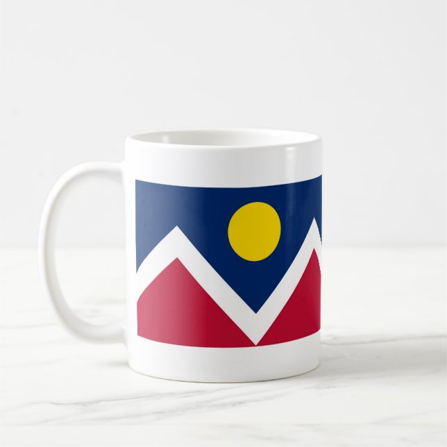 Mug avec Drapeau de Denver, Colorado Etat - USA (Gauche)