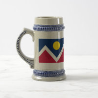 Mug avec Drapeau de Denver, Colorado Etat -USA