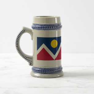 Mug avec Drapeau de Denver, Colorado Etat -USA